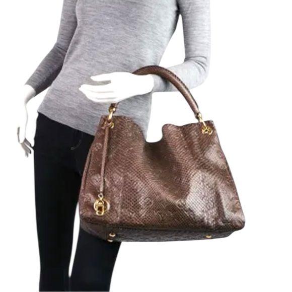 Louis Vuitton RARE Limited Edition Python Artsy MM Tote - Picture 1 of 16
